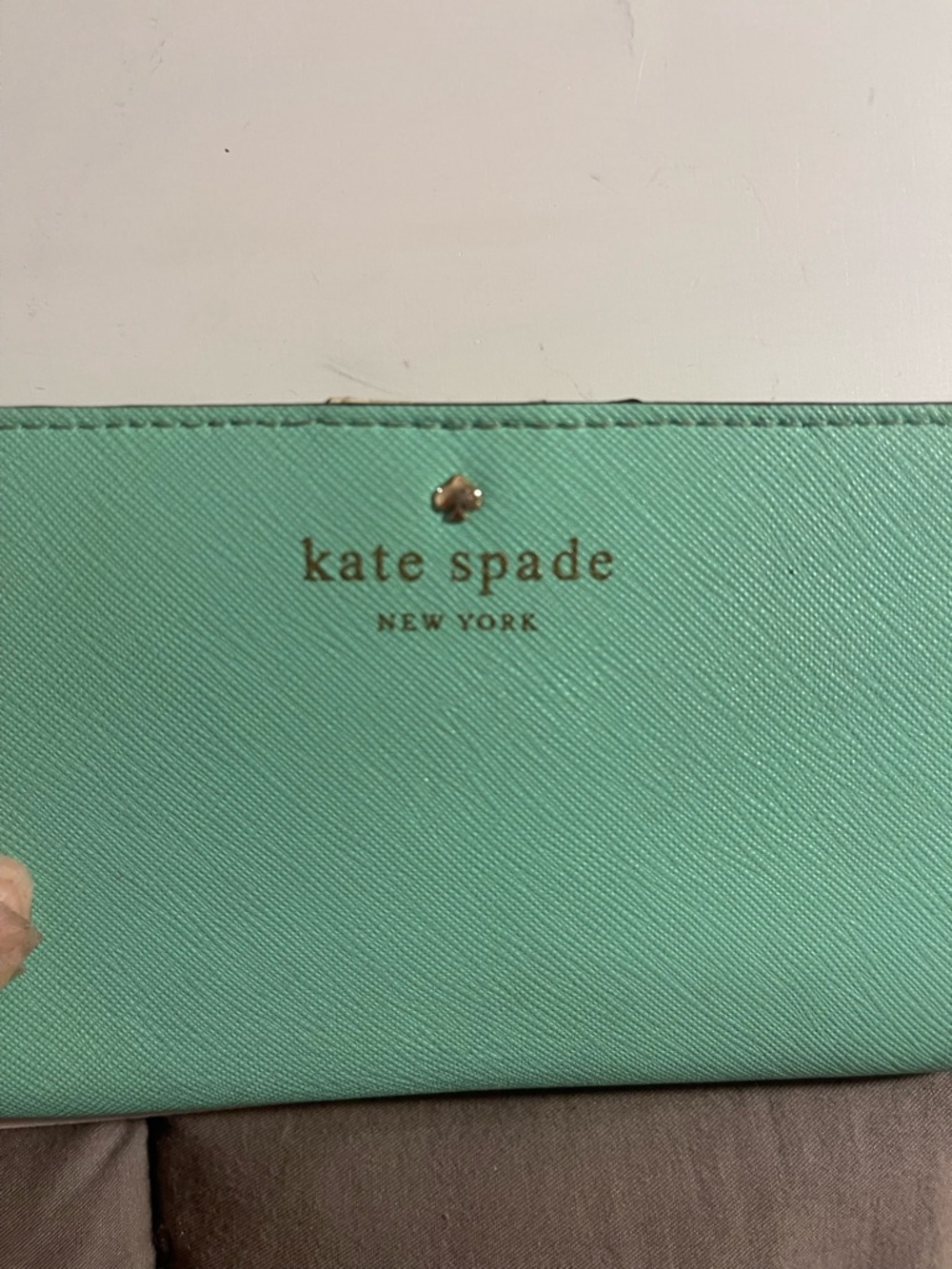 Kate Spade Teal Bifold Wallet - Picture 2 of 9